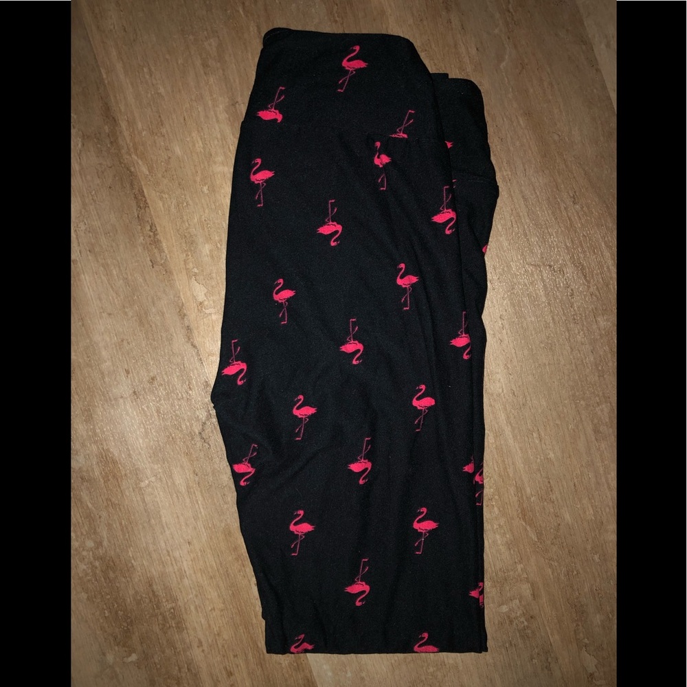NWOT LuLaRoe Flamingo OS Leggings